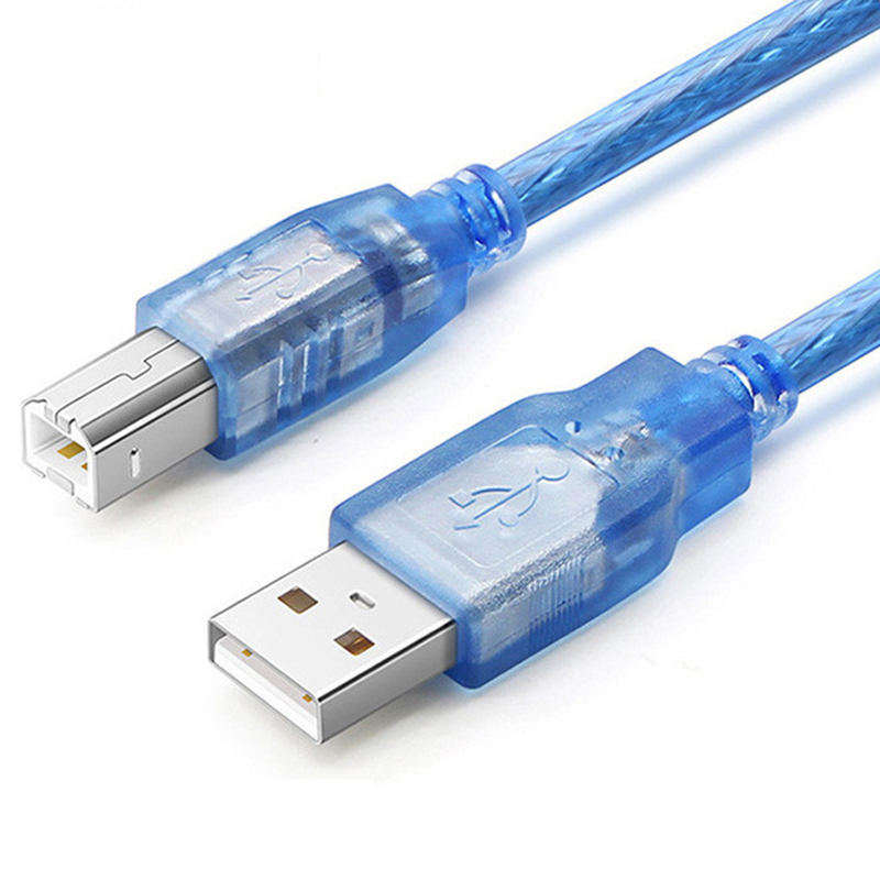 TRANPARENT AM TO BM am/bm USB 2.0 printer cables - copy