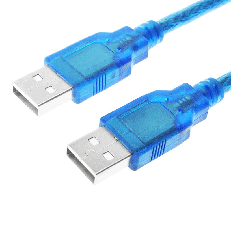 TRANPARENT USB 2.0 to usb male to male M/M cables - copy