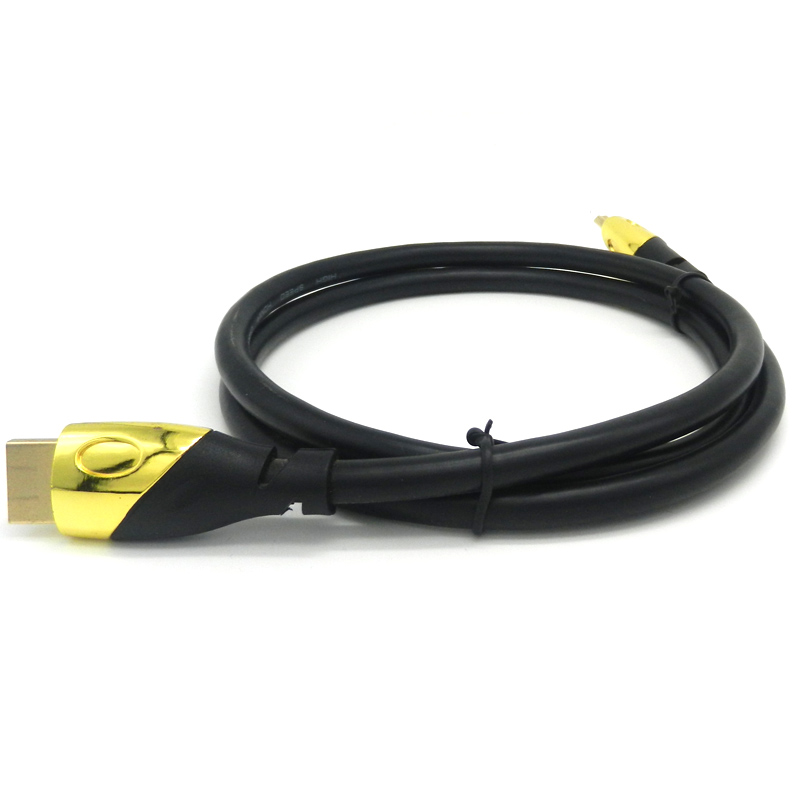 high speed 2.0V hdmi to hdmi cable bare copper 19+1 4k  60hz round hdmi kabel  