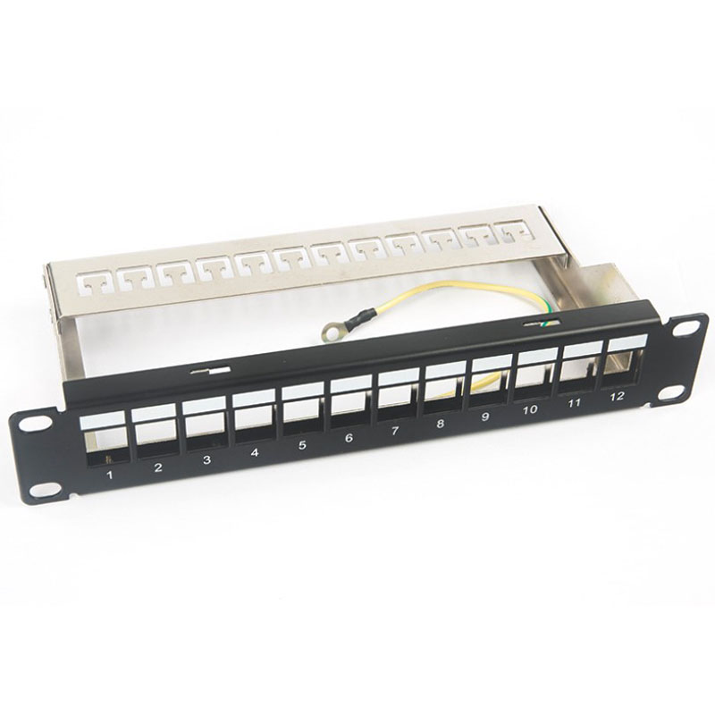 12port 10inch blank patch panel 