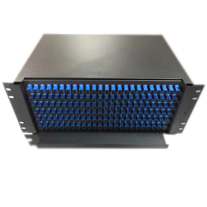    19'' 4U ODF 144 core SC lc fc st slidable fiber optic patch panel distribution terminal box