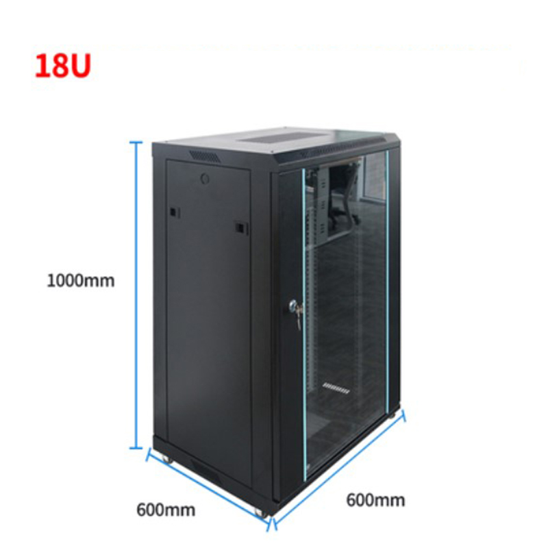 18u 19inch network cabinet Floor standing rack server data wall box  