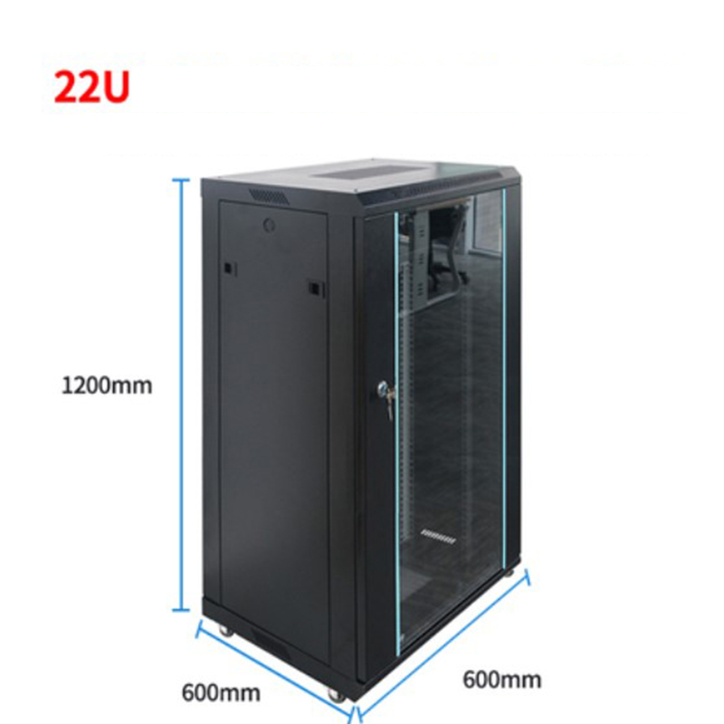 22u 19inch network cabinet Floor standing rack server data wall box  