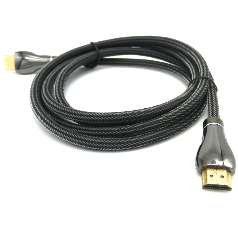 high speed 2.0V hdmi to hdmi cable bare copper 19+1 4k  60hz round hdmi kabel 